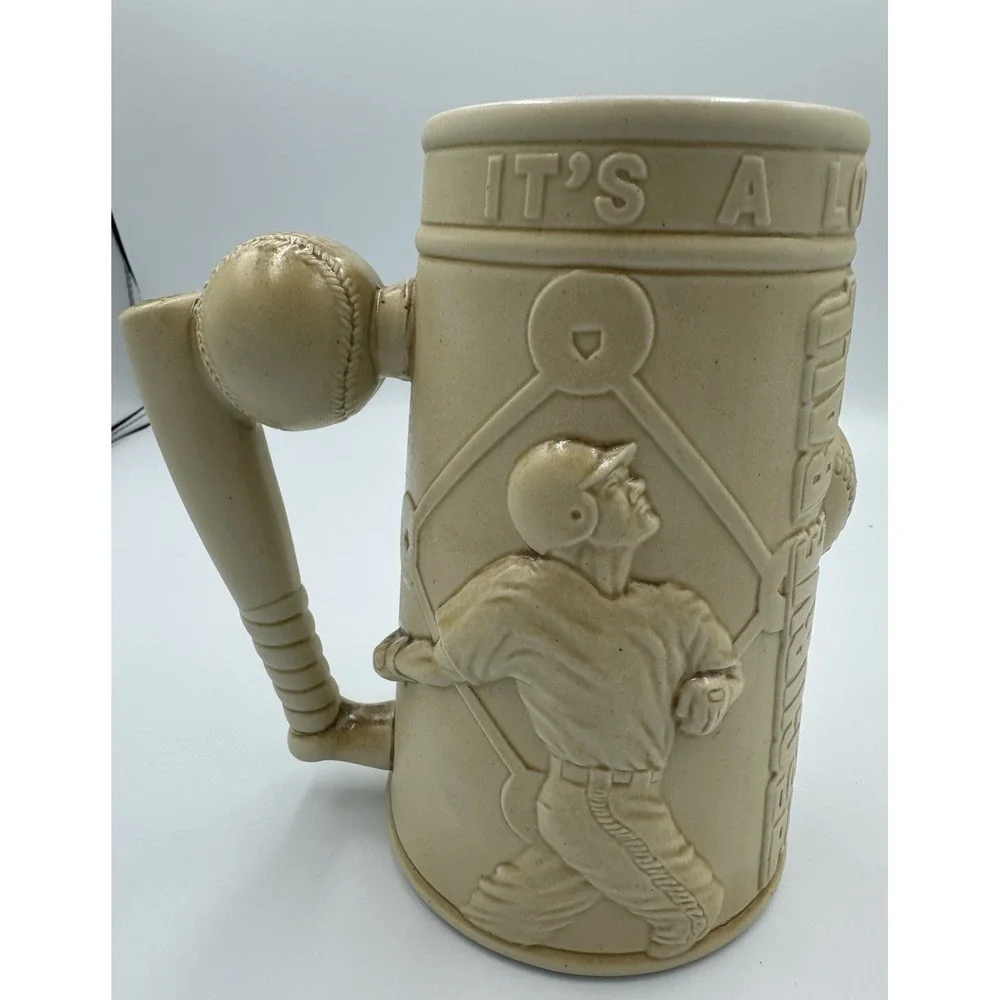 Vintage FTD‎ Stein with a baseball theme.